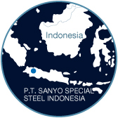 Map: P.T. SANYO SPECIAL STEEL INDONESIA